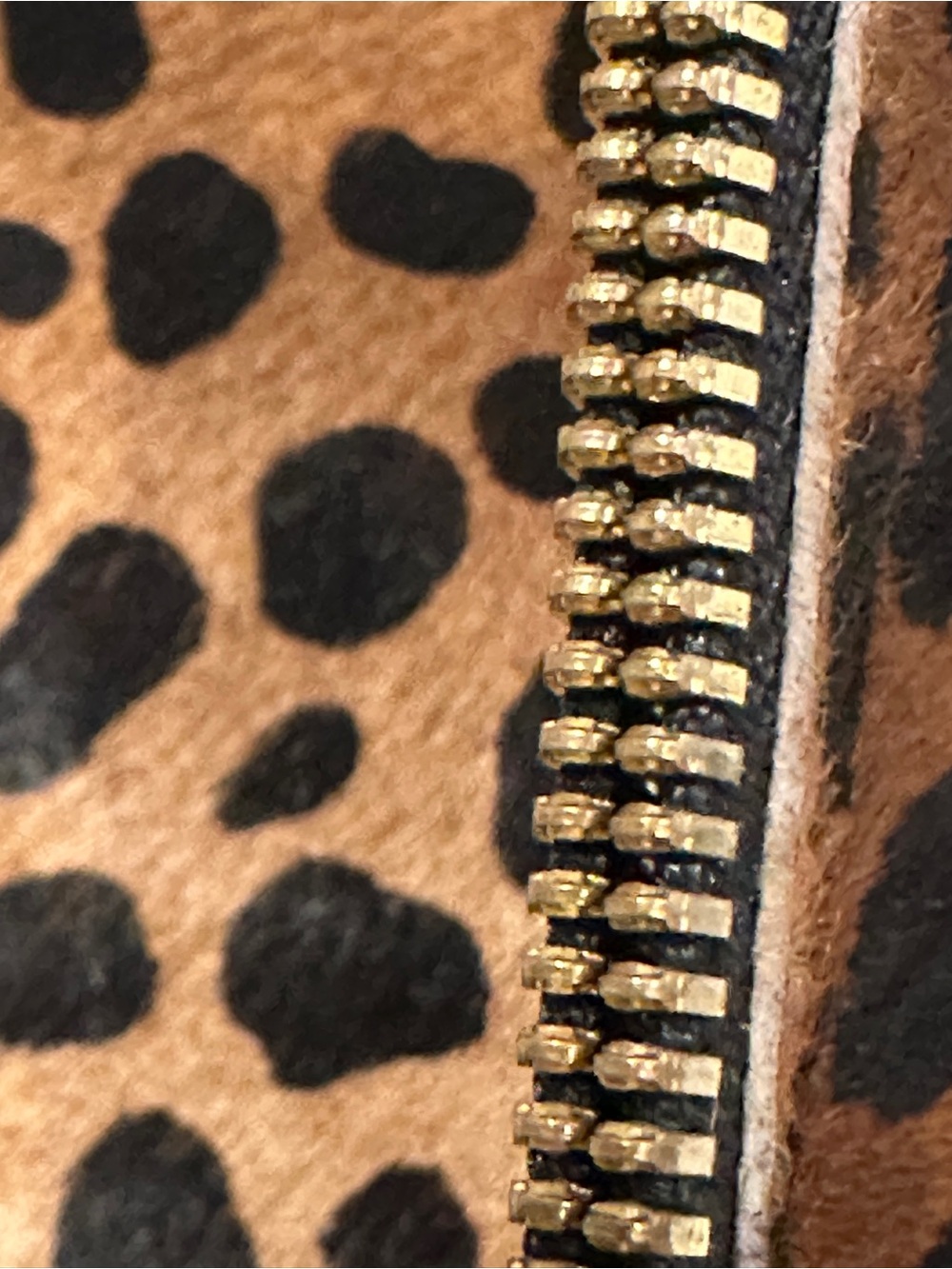 Clare V. Leopard Foldover Clutch Calf Hair Made in USA NWT - Picture 8 of 16